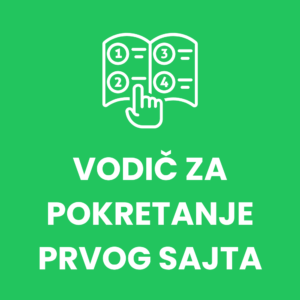 vodič za pokretanje prvog sajta
